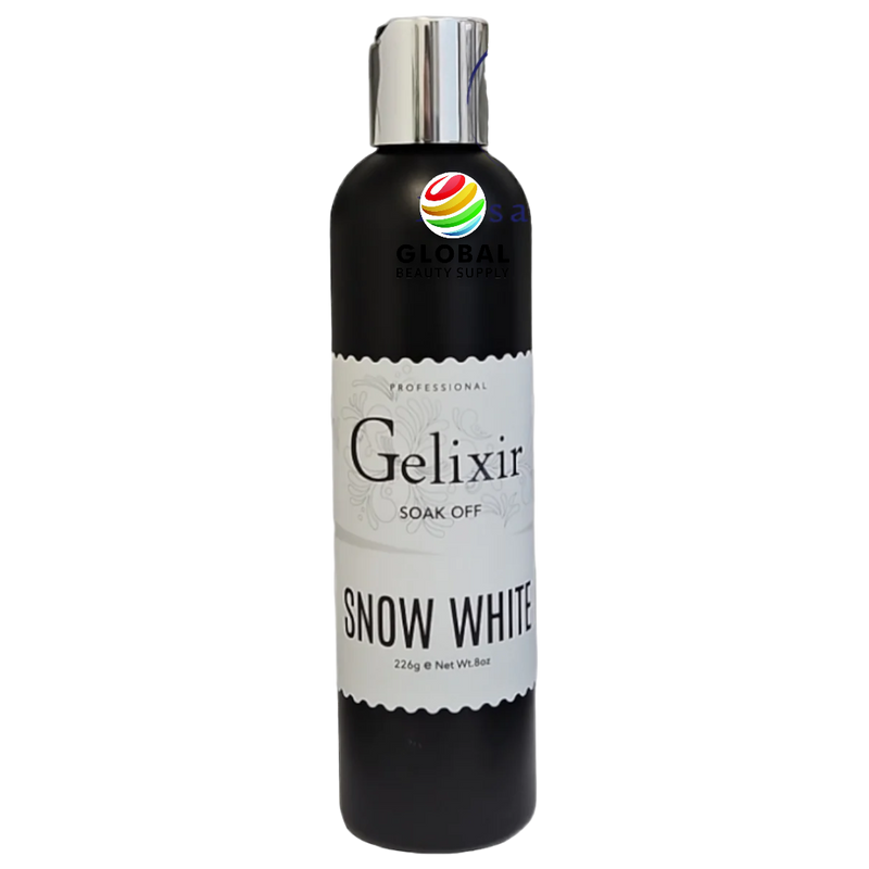 Gelixir Gel Polish Refill - Snow White Gel 8 Fl Oz.