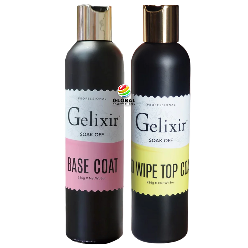Gelixir Base & Top Coat Refill 8 Fl. Oz. Each