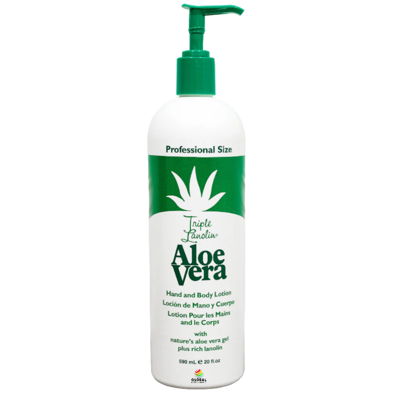 Triple Lanolin Aloe Vera Hand and Body Lotion, 20 oz