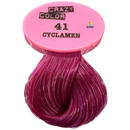CRAZY COLOR Semi Permanent Hair Color Cream, 5.07oz 41 - Cyclamen