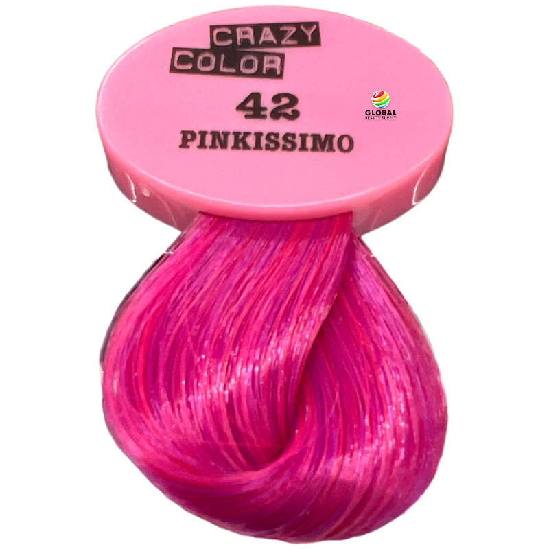 CRAZY COLOR Semi Permanent Hair Color Cream, 5.07oz 42 - Pinkissimo