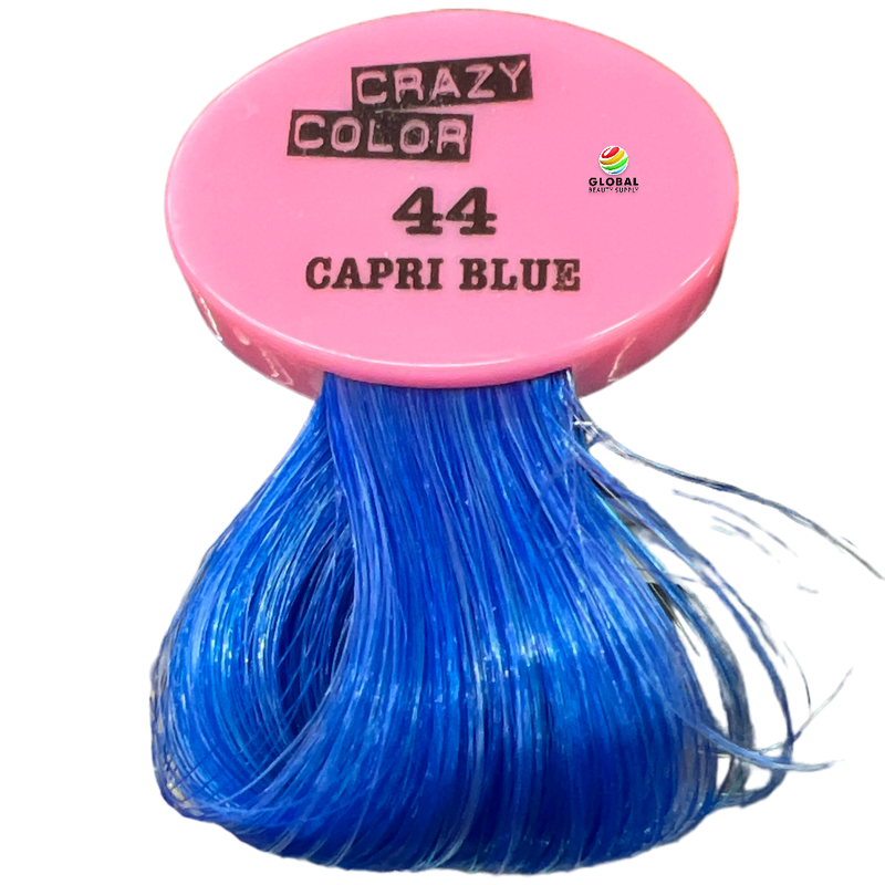 CRAZY COLOR Semi Permanent Hair Color Cream, 5.07oz 44 - Capri Blue