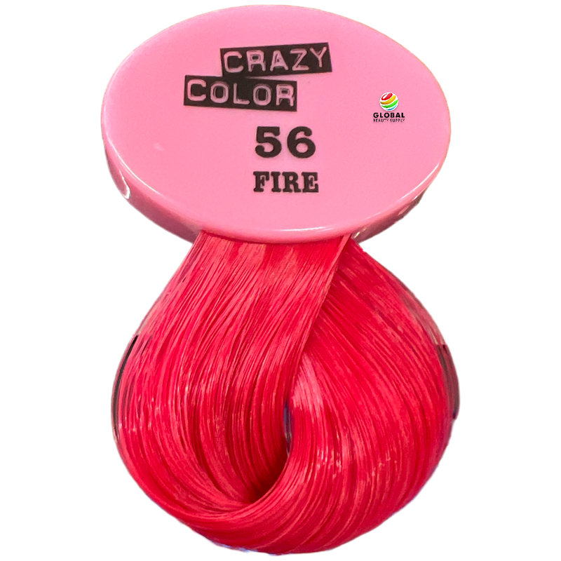 CRAZY COLOR Semi Permanent Hair Color Cream, 5.07oz 56 - Fire