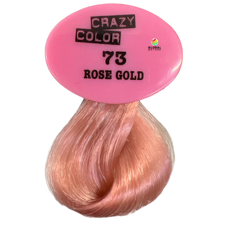 CRAZY COLOR Semi Permanent Hair Color Cream, 5.07oz 73 - Rose Gold
