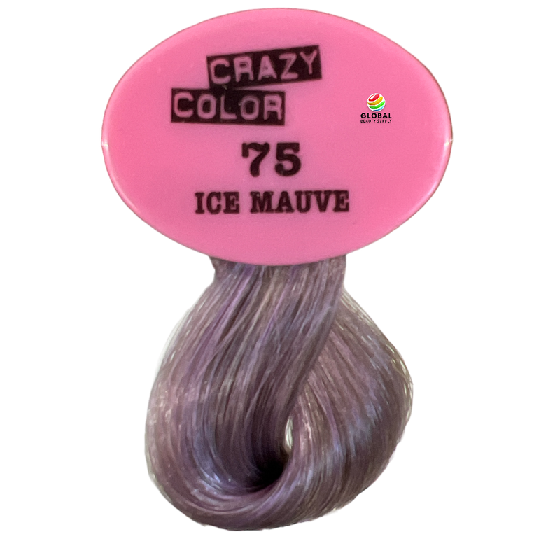 CRAZY COLOR Semi Permanent Hair Color Cream, 5.07oz 75 - Ice Mauve