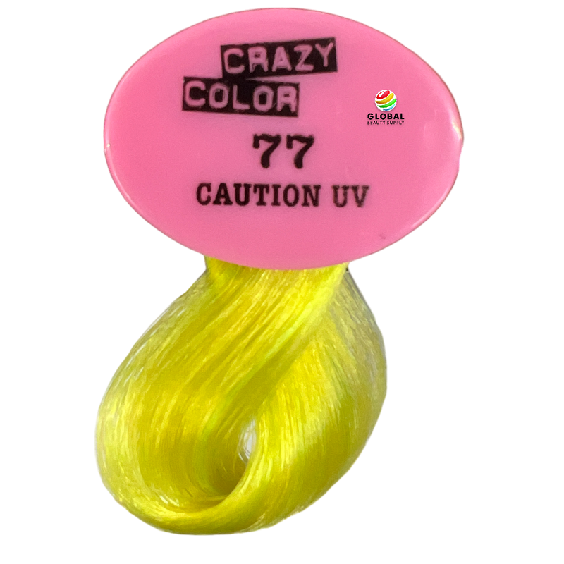 CRAZY COLOR Semi Permanent Hair Color Cream, 5.07oz 77 - Caution