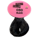 CRAZY COLOR Semi Permanent Hair Color Cream, 5.07oz 030 - Black