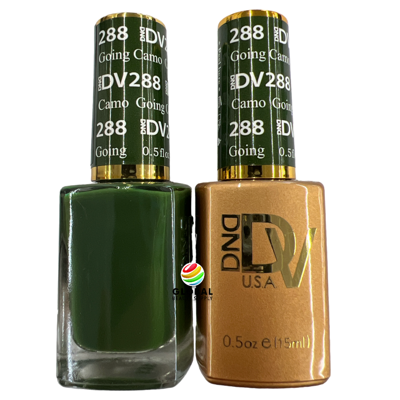 DND DIVA Gel & Lacquer Duo #288 Going Camo (Swatch #8)