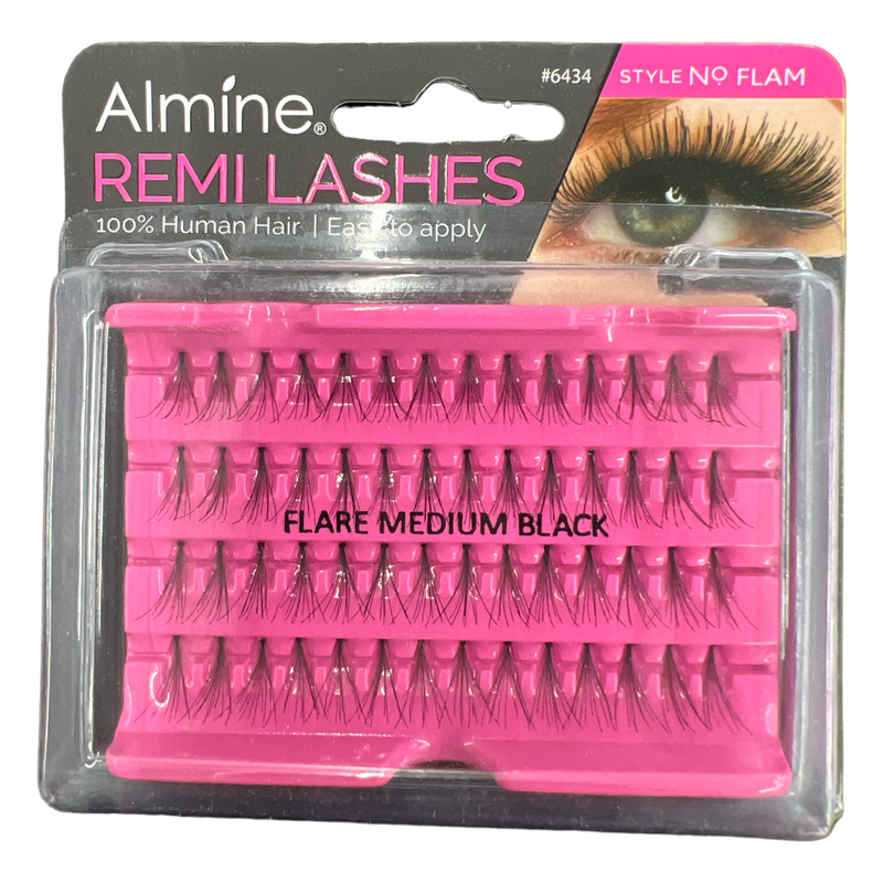 Almine Remi Lashes Flare Medium Black