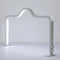 LED Foldable Arch Table Lamp Dimmable with Rhinestones - White