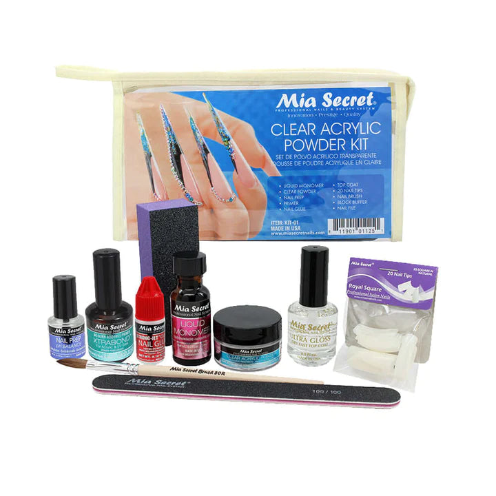 Mia Secret Clear Acrylic Powder Kit