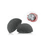 Dearderm - Konjac Cleansing Sponge Bamboo Charcoal 2PCs