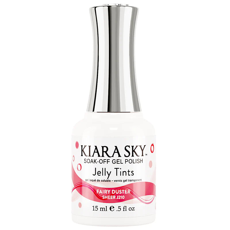 Kiarasky Gel Polish The Jelly Tint Collection - Fairy Duster Sheer J210