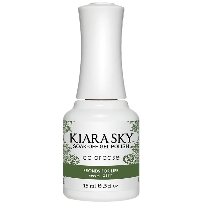 Kiarasky Gel Polish G5111 Fronds For Life .5 fl oz / 15mL