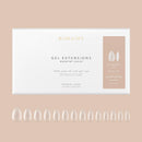 Kiara Sky - Gel Extensions - Soft Gel Tips - Natural - Almond XS Extra Short - Global Beauty Supply, LLC