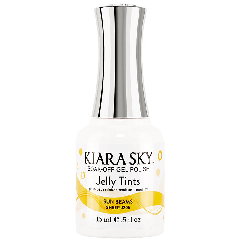 Kiarasky Gel Polish The Jelly Tint Collection - Sun Beams Sheer J205