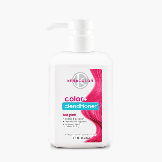 Keracolor - Clenditioner Hair Dye 12 Fl Oz - Hot Pink