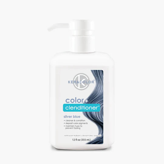 Keracolor - Clenditioner Hair Dye 12 Fl Oz - Silver Blue