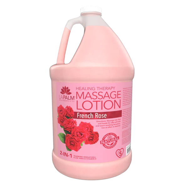 La Palm - HEALING THERAPY Lotion Gallon - French Rose (free Gallon Pump)