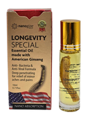 Nanogize Longevity Special Essential Oil (Medicated Oil) 10mL (Dầu Gió Sâm Nanogize 10 mL)