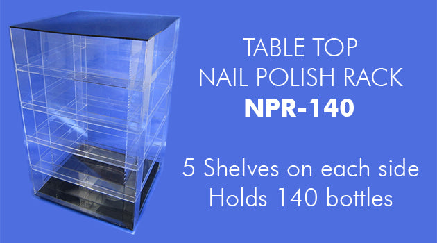 Polish Rack Counter Top (Hold 140 bottles)