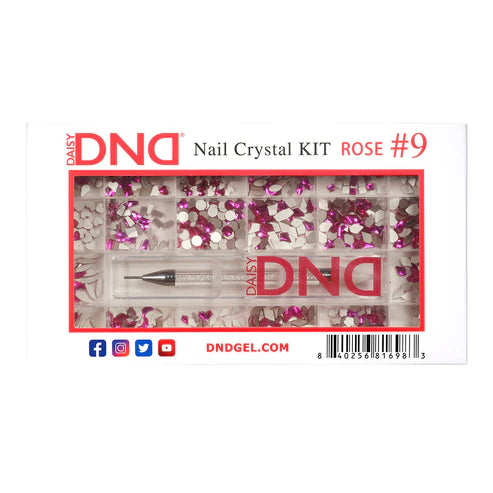DND Nail Crystal Kit Rose