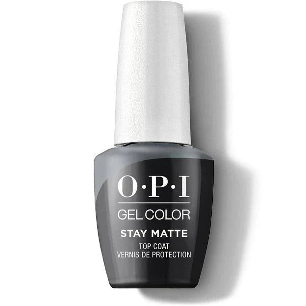 OPI GelColor - Stay Matte Top Coat 0.5 oz -