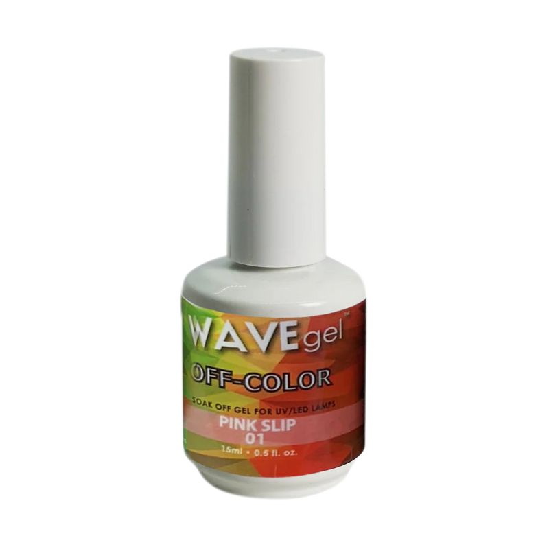 Wave Gel Off-Color Gel Polish .5oz - Pink Slip