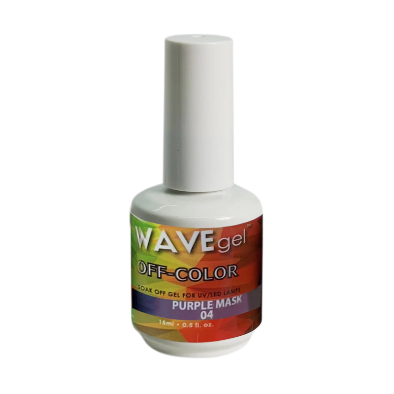 Wave Gel Off-Color Gel Polish .5oz - Purple Mask