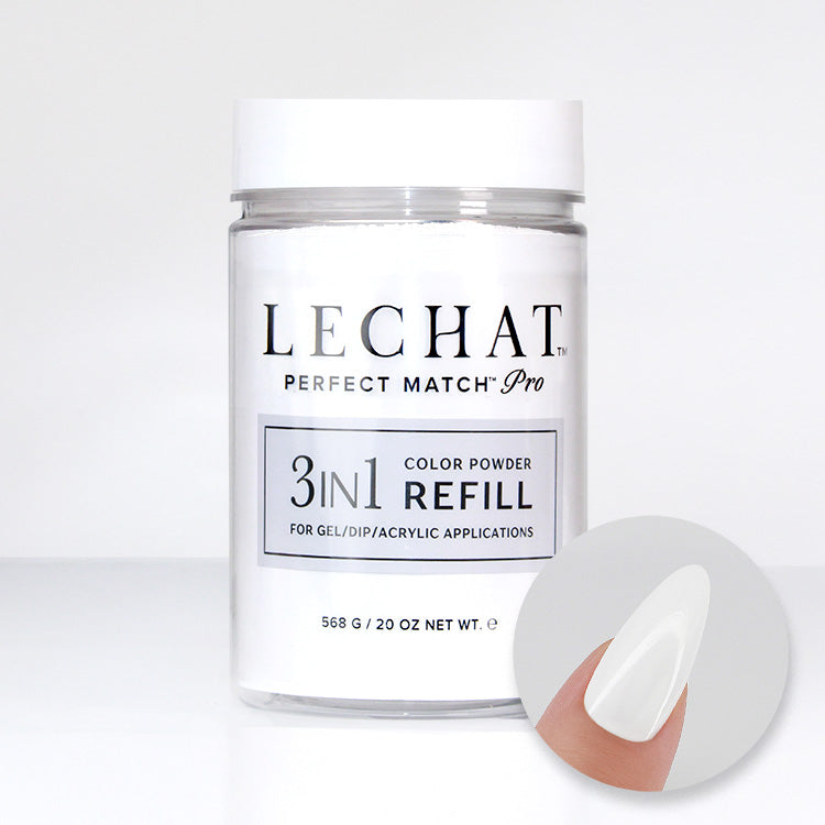 LeChat Perfect Match Pro 3-in-1 Dip Powder 20 oz - Pristine White PROPR007