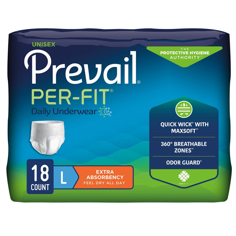 Prevail Per-fit Daily Disposable Underwear 18 ct - Large 45"-58"
