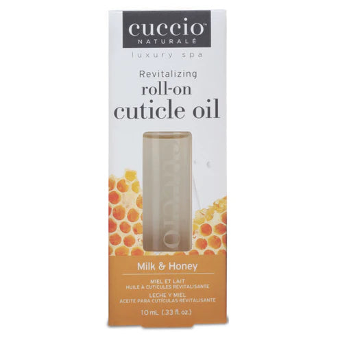 Cuccio Naturale Roll-on Cuticle Oil 0.33 fl. oz. / 10mL - Milk & Honey