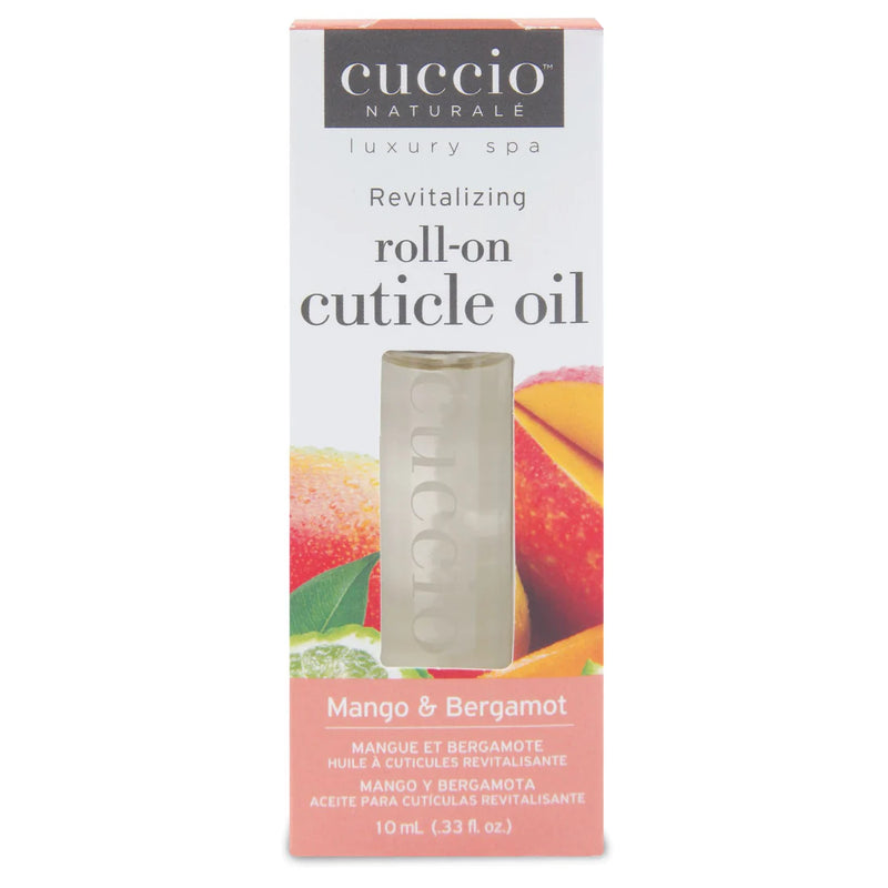 Cuccio Naturale Roll-on Cuticle Oil 0.33 fl. oz. / 10mL - Mango & Bergamot