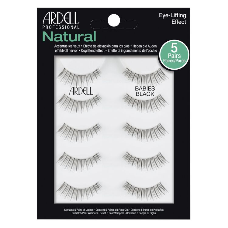 Ardell Natural 5 Pairs Babies Black