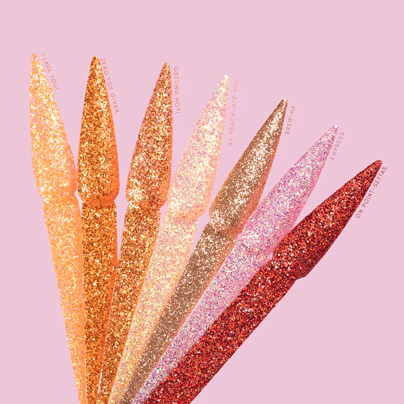 Kiara Sky Sprinkle on Glitter SP276 Ap-Peach-Iate You