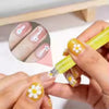 5 Petal Flower Nail Dotting Pen,Nail Art Dotting Tools,Flower Design Tool