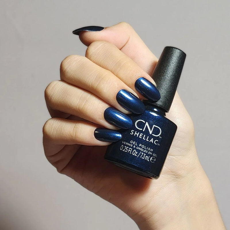 CND Shellac Gel Polish Midnight Flight 0.25 fl oz (Magical Botany Collection Holiday 2023)