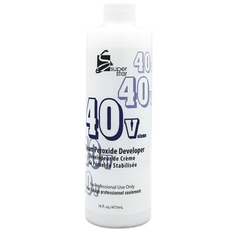 Super Star 40 Volume Cream Peroxide Developer 16 oz