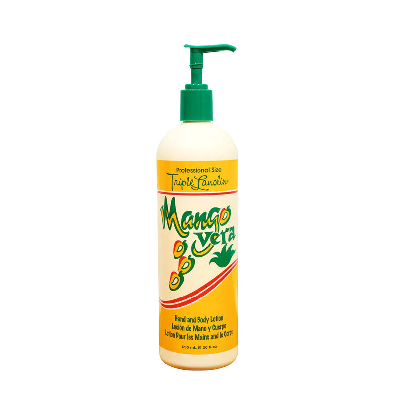 Triple Lanolin Mango Vera Hand and Body Lotion, 20 oz