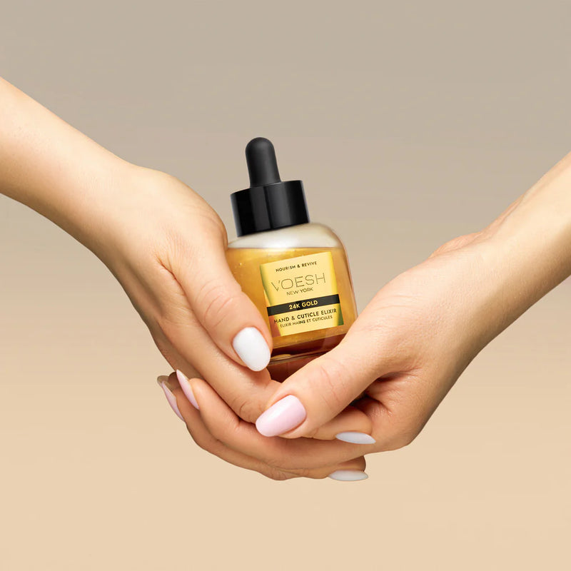 Voesh Hand & Cuticle Elixir 1.69 fl oz - 24k Gold