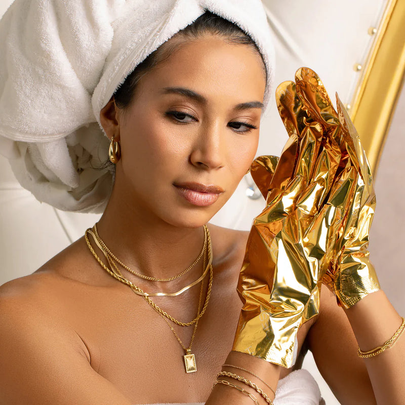 Voesh - Collagen Gloves - Imperial Gold (1 Pair)