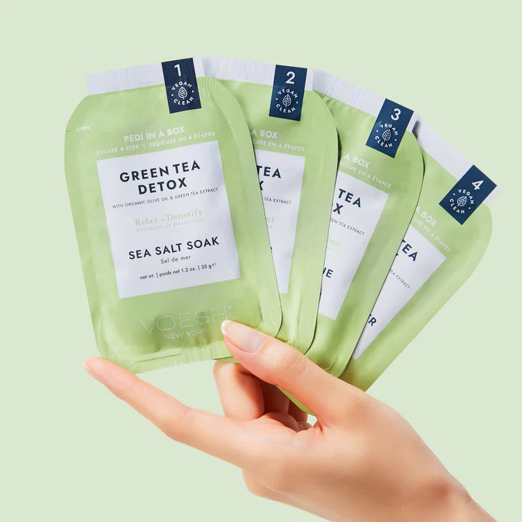 Voesh - Pedi In A Box 4 Step "Green Tea Detox"