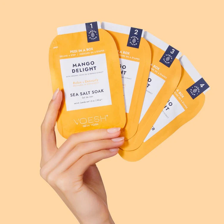 Voesh - Pedi In A Box 4 Step "Mango Delight"