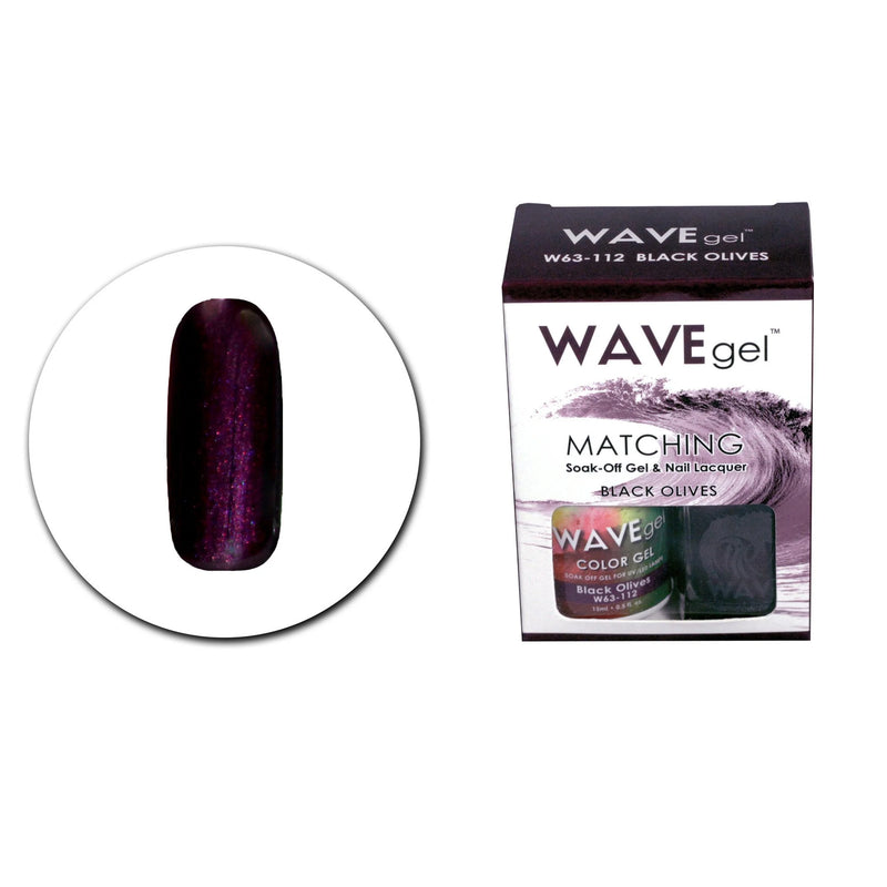 WaveGel Duo - W63-112 Black Olives .5 oz