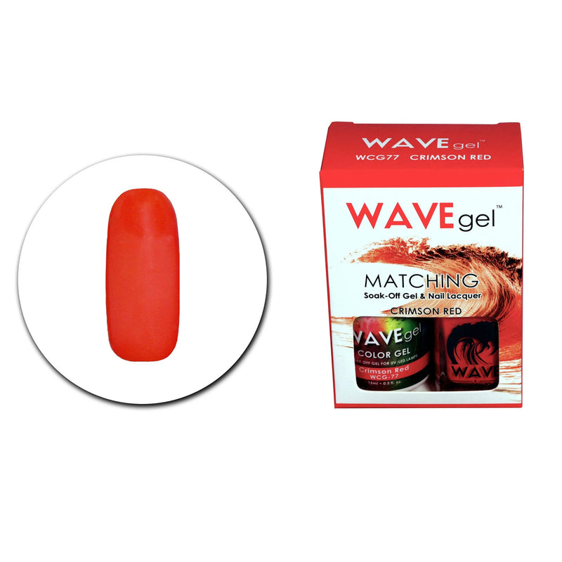 WaveGel Duo - WCG77 Crimson Red .5 oz