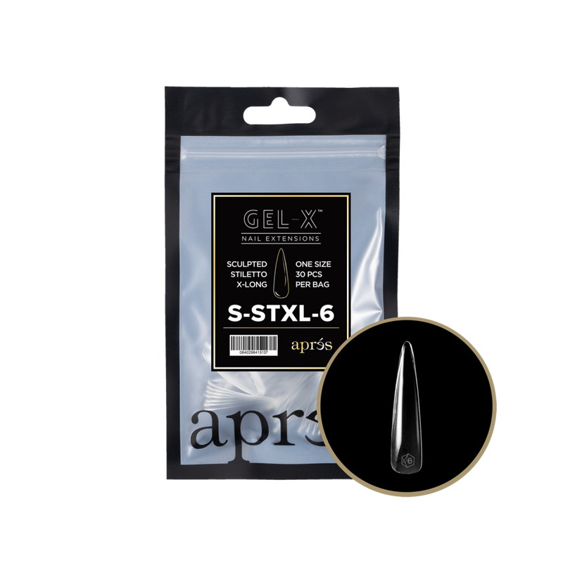 Apres Gel-X Sculpted Stiletto X-Long (50pcs) - Size 6