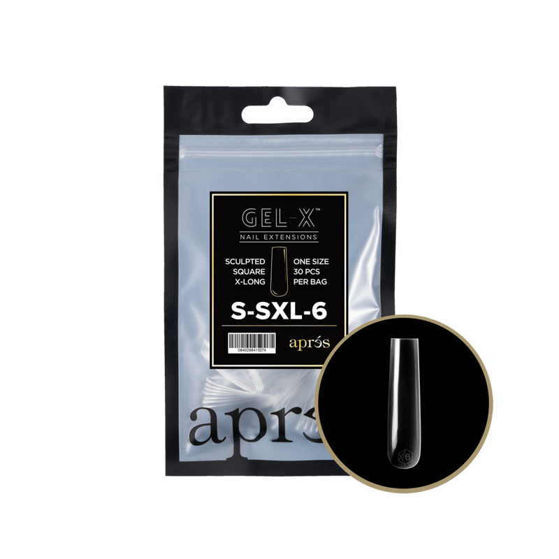 Apres Gel-X Sculpted Square X-Long (50pcs) - Size 6