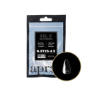 Apres Gel-X Natural Stiletto Extra Short Refill (50pcs) - Size 4.5
