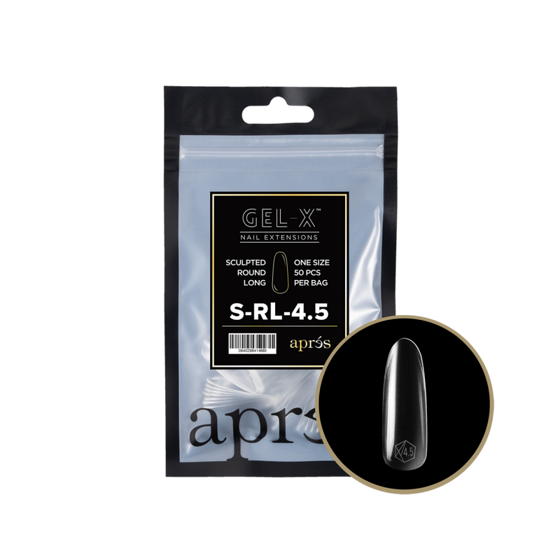 Apres Gel-X Sculpted Round Long Refill (50pcs) - Size 4..5
