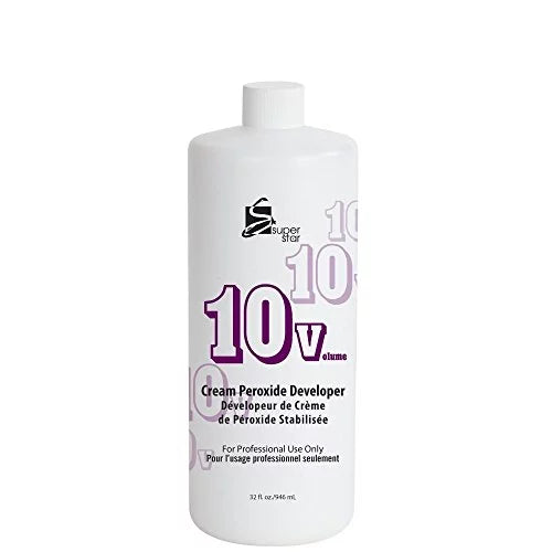 Super Star 10 Volume Cream Peroxide Developer 32 oz